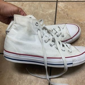 White high top converse
